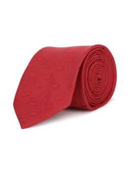 Peter England - Men Red Print Tie