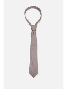 Van Heusen - Men Grey Embroidered Casual Tie