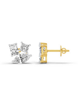 Sparkles - Gold Lab Grown Diamond 2.1 Carat Fashion Earrings for Women