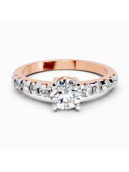 Sparkles - Rose Gold Lab Grown Diamond 1.12 Carat Solitaire Diamond Ring