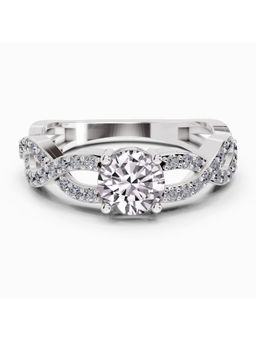 Sparkles - White Lab Grown Diamond 0.39 Carat infinity Diamond Engagement Ring