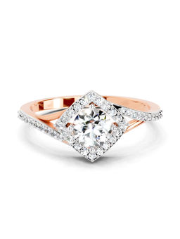 Sparkles - Rose Gold Lab Grown Diamond 0.67 Carat Diamond Engagement Ring for Women