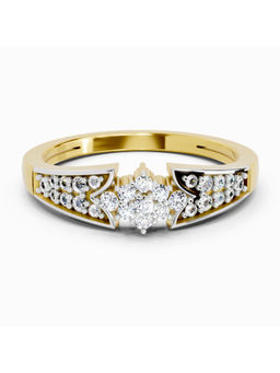Sparkles - Gold Lab Grown Diamond 0.21 Carat Round Cluster Ring for Women