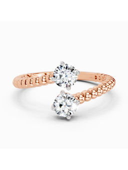 Sparkles - Rose Gold Lab Grown Diamond 0.60 Carat Bypass Diamond Ring