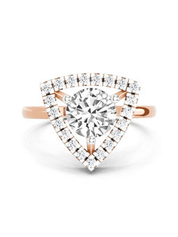 Sparkles - Rose Gold Lab Grown Diamond 1.34 Carat Diamond Ring for Women