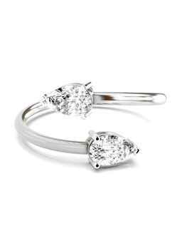 Sparkles - White Solitaire Lab Grown Diamond 0.50 Carat IGI Certified Ring for Women