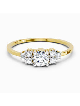 Sparkles - Gold Lab Grown Diamond 0.38 Carat Diamond Cluster Ring
