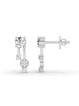 Sparkles - White Lab Grown Diamond 0.61 Ct Diamond Drop Earrings for Women