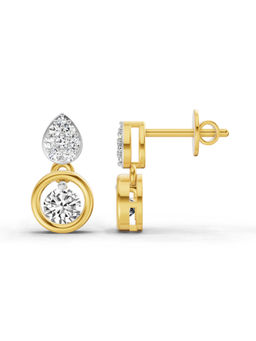 Sparkles - Gold Lab Grown Diamond 0.65 Ct Earrings for Women