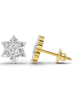Sparkles - Gold Lab Grown Diamond 0.97 Ct Earrings for Women