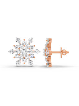 Sparkles - Rose Gold Lab Grown Diamond 1.40 Ct Earrings for Women