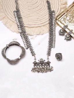 Teejh - by Joker and Witch Tanam Silver Oxidised Jewelry Gift Set