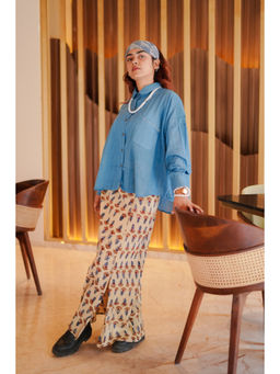 Sassy Sajja - Womens Blue Shirt