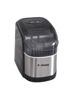 Rockwell - IM12BSS Portable Ice Cube Maker Machine - Black