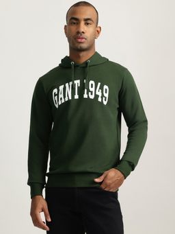 GANT - Men Green Hooded Sweatshirt