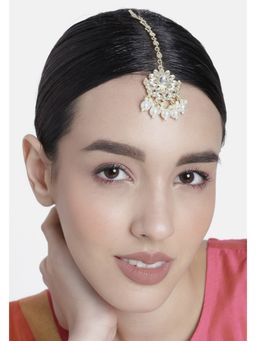 Laida - Gold Plated Kundan Stone studded Maangtikka