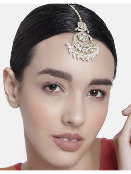 Laida - Gold Plated Kundan Stone studded Maangtikka