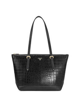 Da Milano - Genuine Leather Black Tote Bag