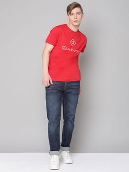 GANT - Mens Navy Blue Washed Jeans