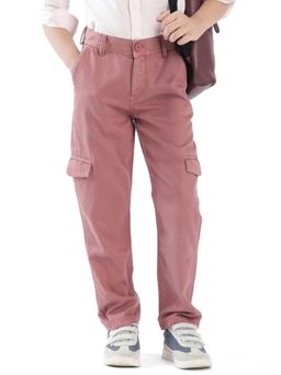 RARE ONES - Boys Pink Solid Cargo - Rare Ones By Rare Rabbit