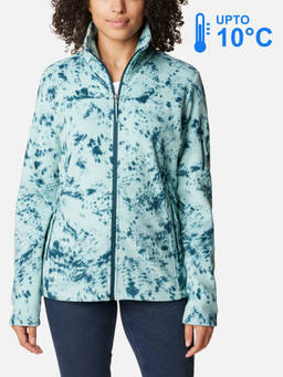 Columbia - Women Blue Fast Trek Fleece Jacket upto 10°c