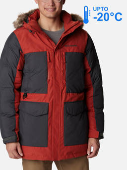 Columbia - Men Red Omni-Heat Infinity Marquam Peak Jacket upto -20°c