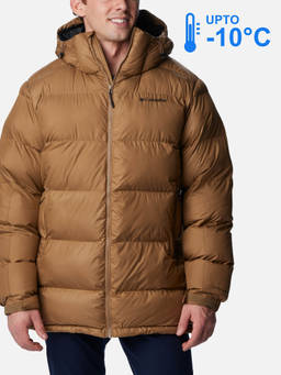 Columbia - Men Khaki Omni-Heat Reflective Pike Lake Jacket upto -10°c
