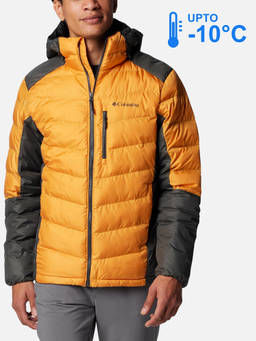 Columbia - Men Orange Omni-Heat Infinity Labyrinth Down Jacket upto -10°c
