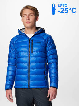 Columbia - Men Blue Omni-Heat Arctic Arctic Crest Down Jacket upto -25°c