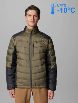 Columbia - Men Olive Omni-Heat Infinity Labyrinth Down Jacket upto -10°c