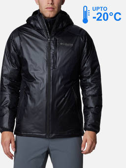 Columbia - Men Black Omni-Heat Infinity Arch Rock Down Jacket upto -20°c