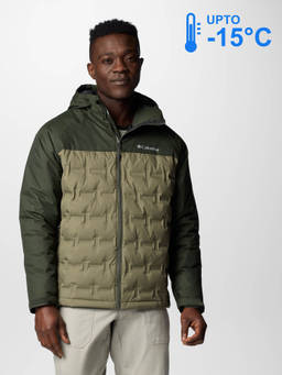 Columbia - Men Green Omni-Heat Infinity Grand Trek Down Jacket upto -15°c