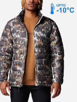 Columbia - Men Purple Omni-Heat Reflective Powder Lite Down Jacket upto -10°c
