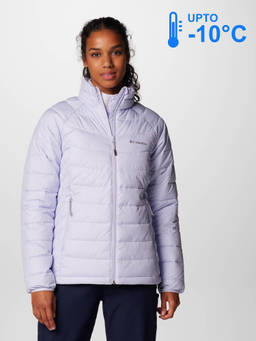Columbia - Women Purple Omni-Heat Reflective Powder Lite Down Jacket upto -10°c