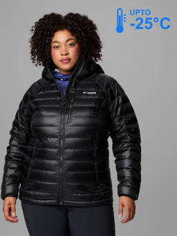 Columbia - Women Black Omni-Heat Arctic Arctic Crest Down Jacket for upto -25°c