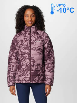Columbia - Women Purple Omni-Heat Reflective Powder Lite Down Jacket upto -10°c