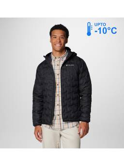 Columbia - Men Black Omni-Heat Reflective Delta Ridge II Down Jacket for upto -10°c