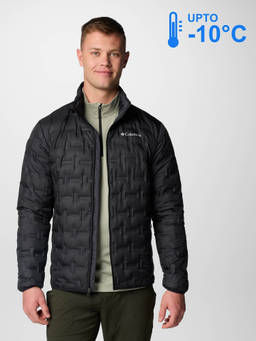 Columbia - Men Black Omni-Heat Reflective Delta Ridge II Down Jacket for upto -10°c