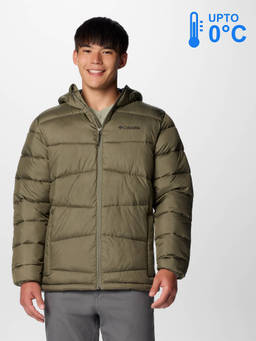 Columbia - Men Green Omni-Heat Reflective Fivemile Butte Down Jacket upto 0°c