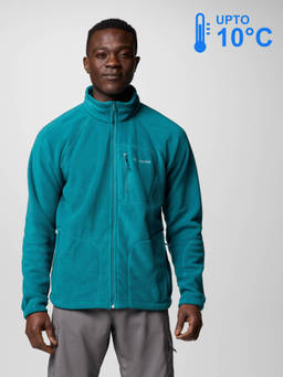 Columbia - Men Green Fast Trek Fleece Jacket upto 10°c