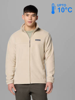 Columbia - Men Beige Steens Mountain 2.0 Winter Sports Fleece Jacket for upto 10°c