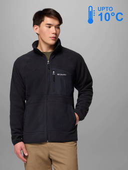 Columbia - Men Black Fast Trek Fleece Jacket upto 10°c