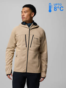 Columbia - Men Brown Omni-Heat Arctic Arctic Crest Fleece Jacket upto 8°c