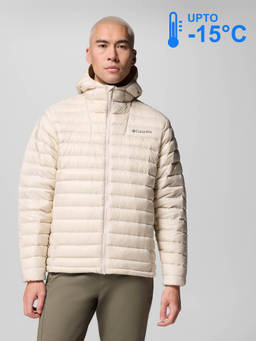 Columbia - Men Beige Omni-Shield Corelite Down Jacket upto -15°c