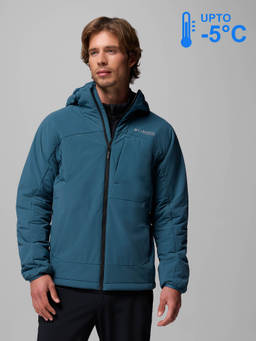 Columbia - Men Teal Omni-Shield Silver Leaf Down Jacket upto -5°c