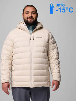Columbia - Men Beige HEATSEAL Drift Peak Down Jacket upto -15°c