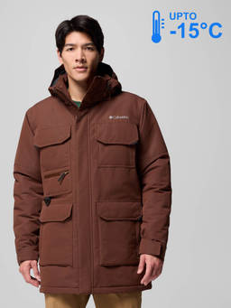 Columbia - Men Brown Omni-Heat Infinity Landroamer Jacket upto -15°c
