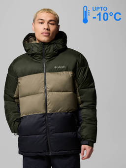 Columbia - Men Green Omni-Heat Reflective Slope Style Down Jacket upto -10°c