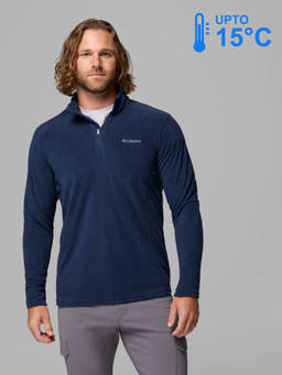 Columbia - Men Navy Blue MTR Klamath Range II Winter Sports Fleece Jacket for upto 15°c