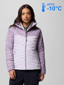 Columbia - Women Purple Omni-Shield Powder Pass Down Jacket upto -10°c